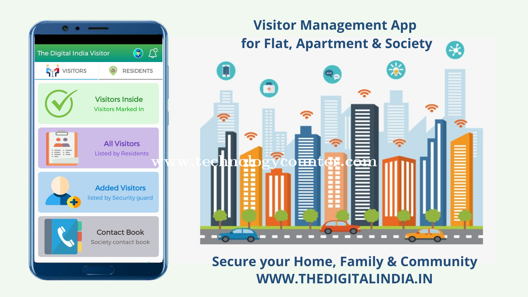 TheDigitalIndia Visitor Management Screenshots
